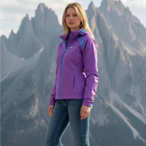 Helly Hansen Jackets & Blazers - Helly Hansen Women's Purple windbreaker Jacket medium